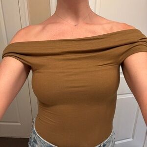 Reformation Eve Knit Top Women's - Size S Brown